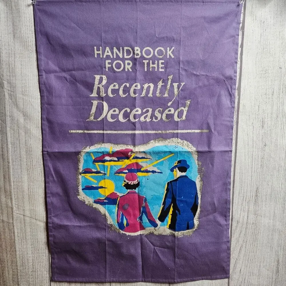 Beetlejuice Handbook for the Recently Deceased Wall Hanging Tapestry, 20x30